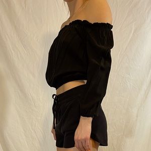 Brand Melville Off the Shoulder Crop
